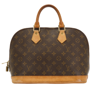 Alma PM, &pound;420, Handbags, Beige/Brown, Canvas, Front view